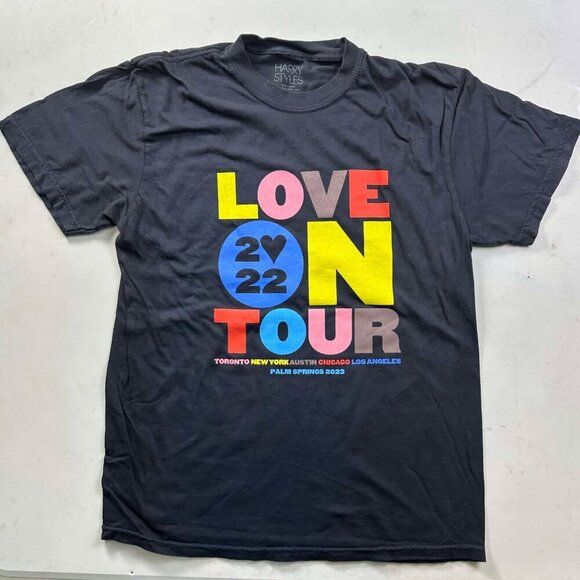 Harry Styles Other - Harry Styles Love On Tour Concert 2022 T-Shirt Black Official Merch New